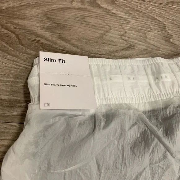 White Mesh Layer Nike Air Jogger Pants Small - Picture 7 of 8